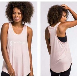 Pure Barre Breast Cancer Awareness Tank -Sz S